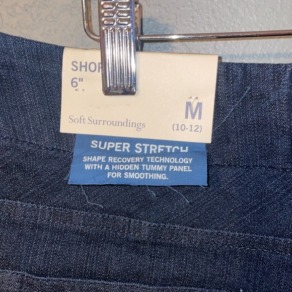 NWT Women’s 10-12 Soft Surroundings Jean Shorts - Picture 4 of 5